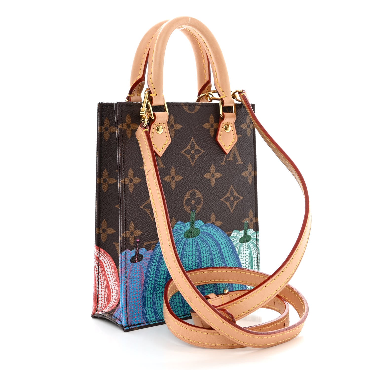 Louis Vuitton LV X YK Monogram Pumpkin Petit Sac Plat Multicolor 3 of 10