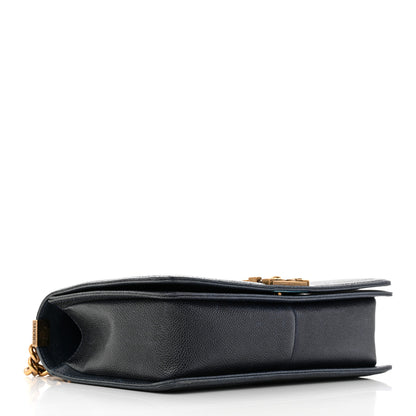 Chanel Caviar Quilted New Medium Boy Flap Navy 4 of 11