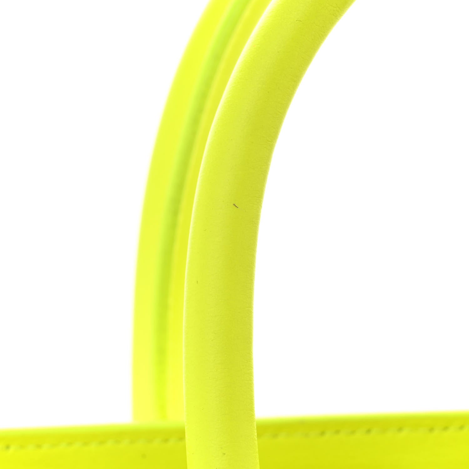 Saint Laurent Calfskin Small Sac De Jour Bag Neon Yellow 19 of 22
