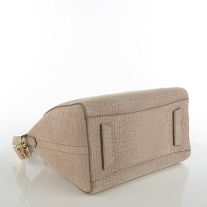 Givenchy Nubuck Crocodile Embossed Small Antigona Grey 4 of 7