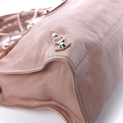 Balenciaga Pearlescent Goatskin Classic Palladium Hardware City Rose Rose Light 12 of 14
