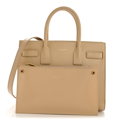 Saint Laurent Calfskin Baby Sac De Jour Dark Beige 3 of 16