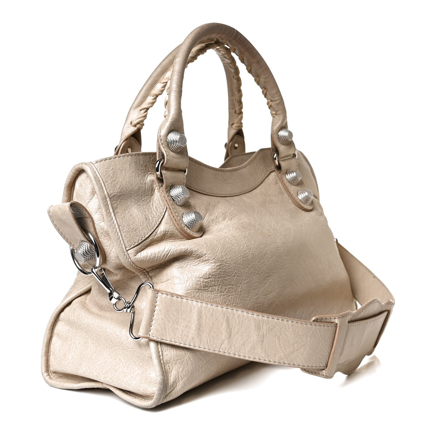 Balenciaga Agneau Giant 21 Silver Hardware City Praline 2 of 32