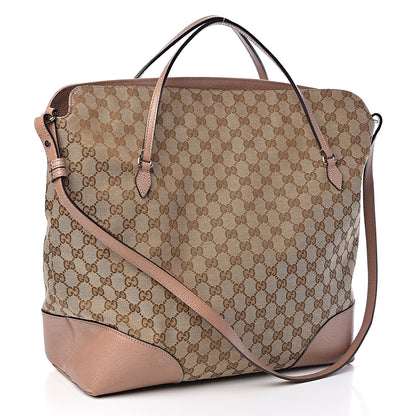 Gucci Monogram Large Bree Foldover Tote Beige Soft Pink 3 of 17