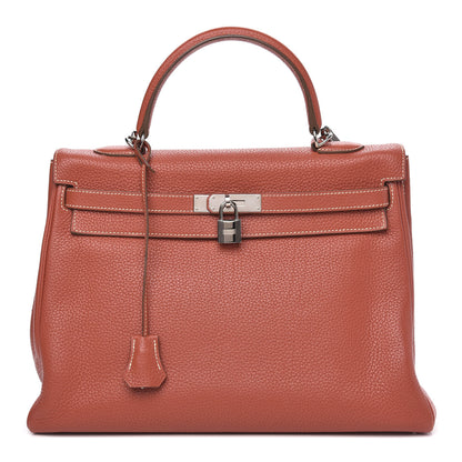 Hermes Taurillon Clemence Retourne Kelly 35 Sanguine 1 of 9