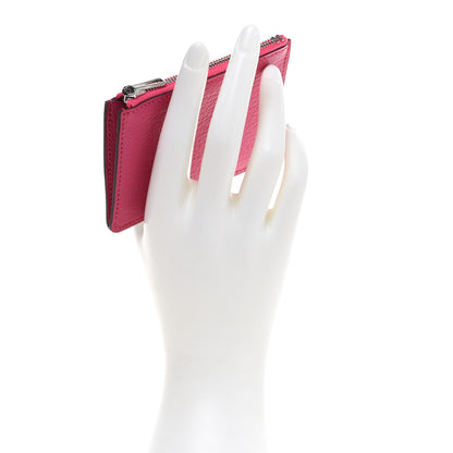 Hermes Chevre Mysore Roulis Slim Wallet Rose Shocking 3 of 10