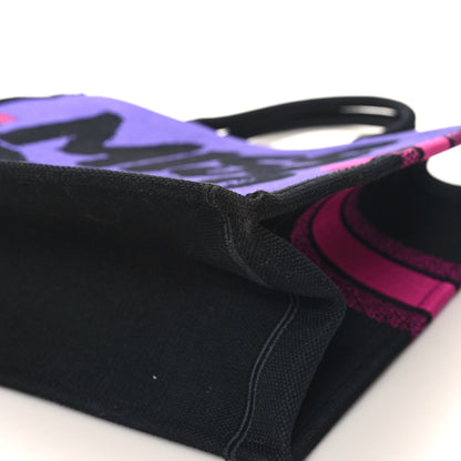 Christian Dior Canvas Embroidered Large Miss Dior Graffiti Book Tote Fuchsia Purple 12 of 12