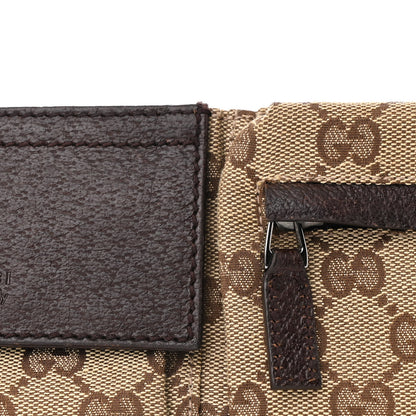 Gucci Monogram Web Belt Bag Dark Brown 8 of 10