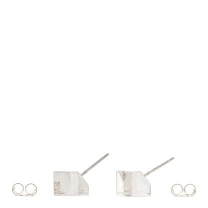 Tiffany Sterling Silver Cube Earrings 3 of 4