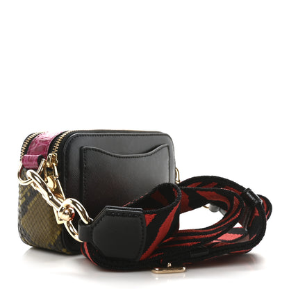 Marc Jacobs Calf Hair Crocodile Snakeskin Embossed Calfskin Snapshot Camera Bag Multicolor 3 of 10