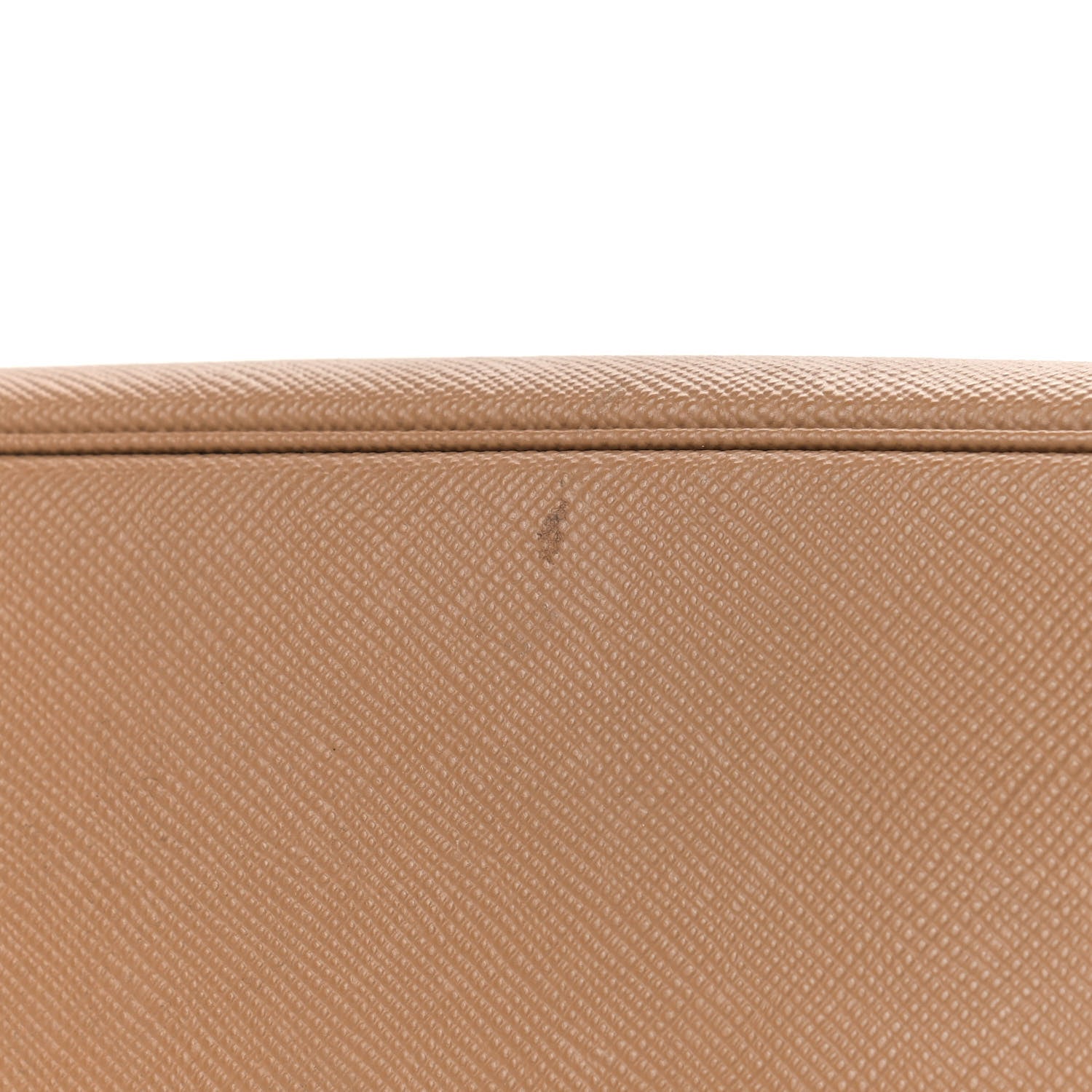 Prada Saffiano Cuir Small Double Bag Caramel Fuoco 9 of 16