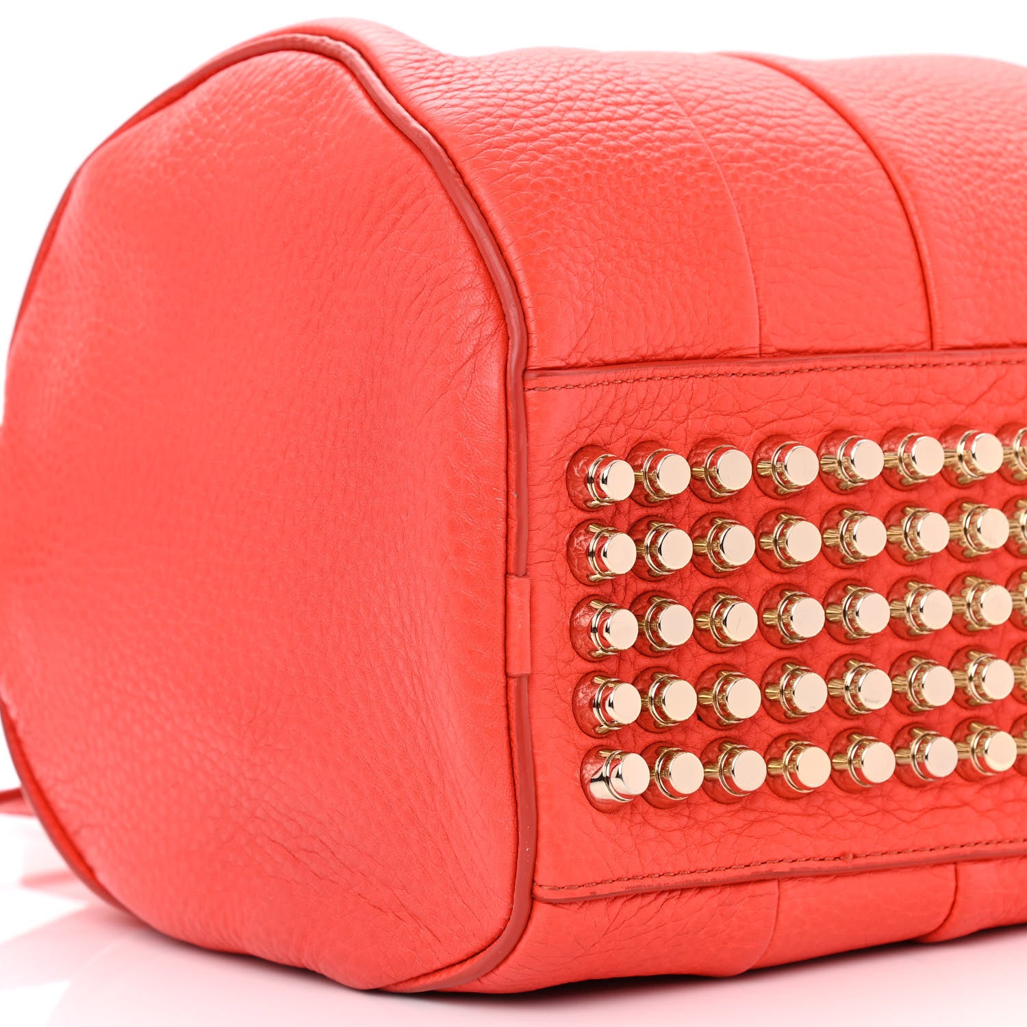 Alexander Wang Pebbled Lambskin Rockie Tangerine Gold Hardware 8 of 12