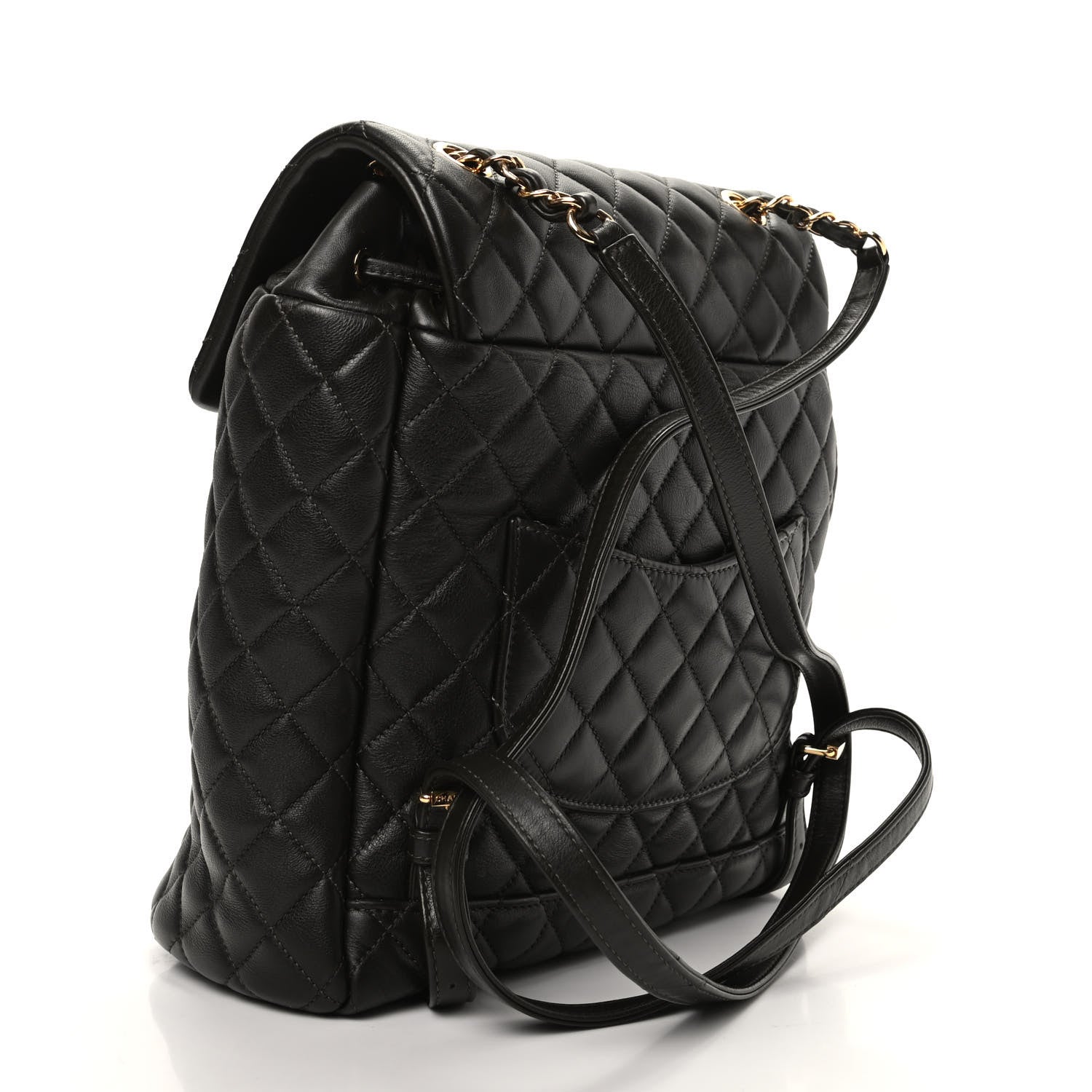 Chanel Calfskin Quilted Large Urban Spirit Backpack Dark Brown 2 of 9