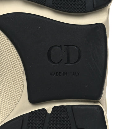 Christian Dior Technical Mesh Calfskin Mens B22 Sneakers 42 Olive Green Black Grey White 7 of 9