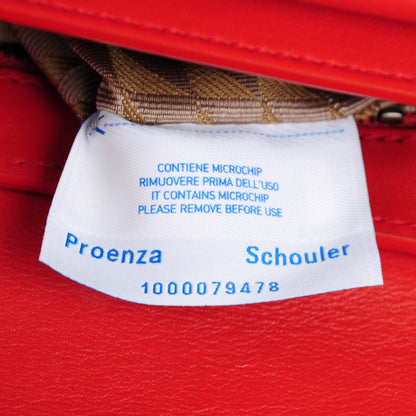 Proenza Schouler Calfskin Mini PS11 Classic Shoulder Bag Fire Red 9 of 10
