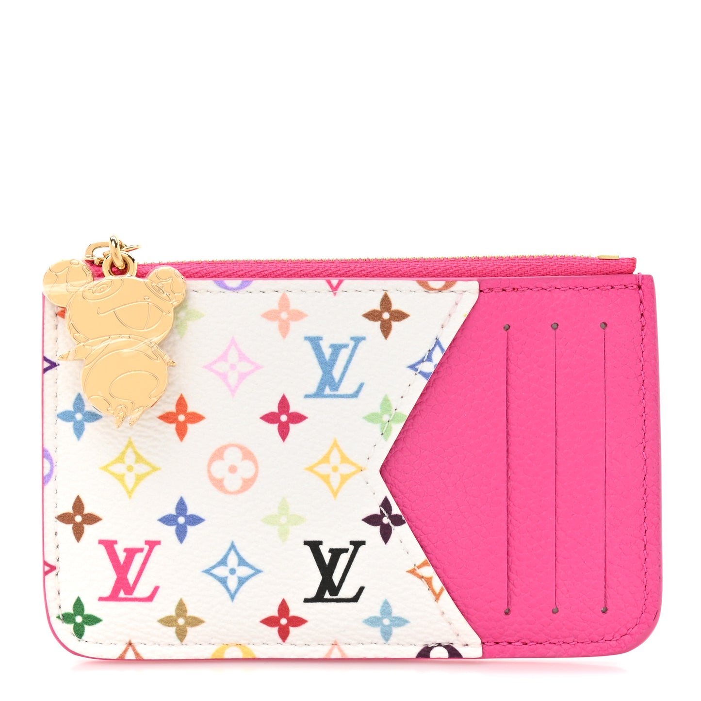 LV X TM Monogram Romy Card Holder Kawaii Pink