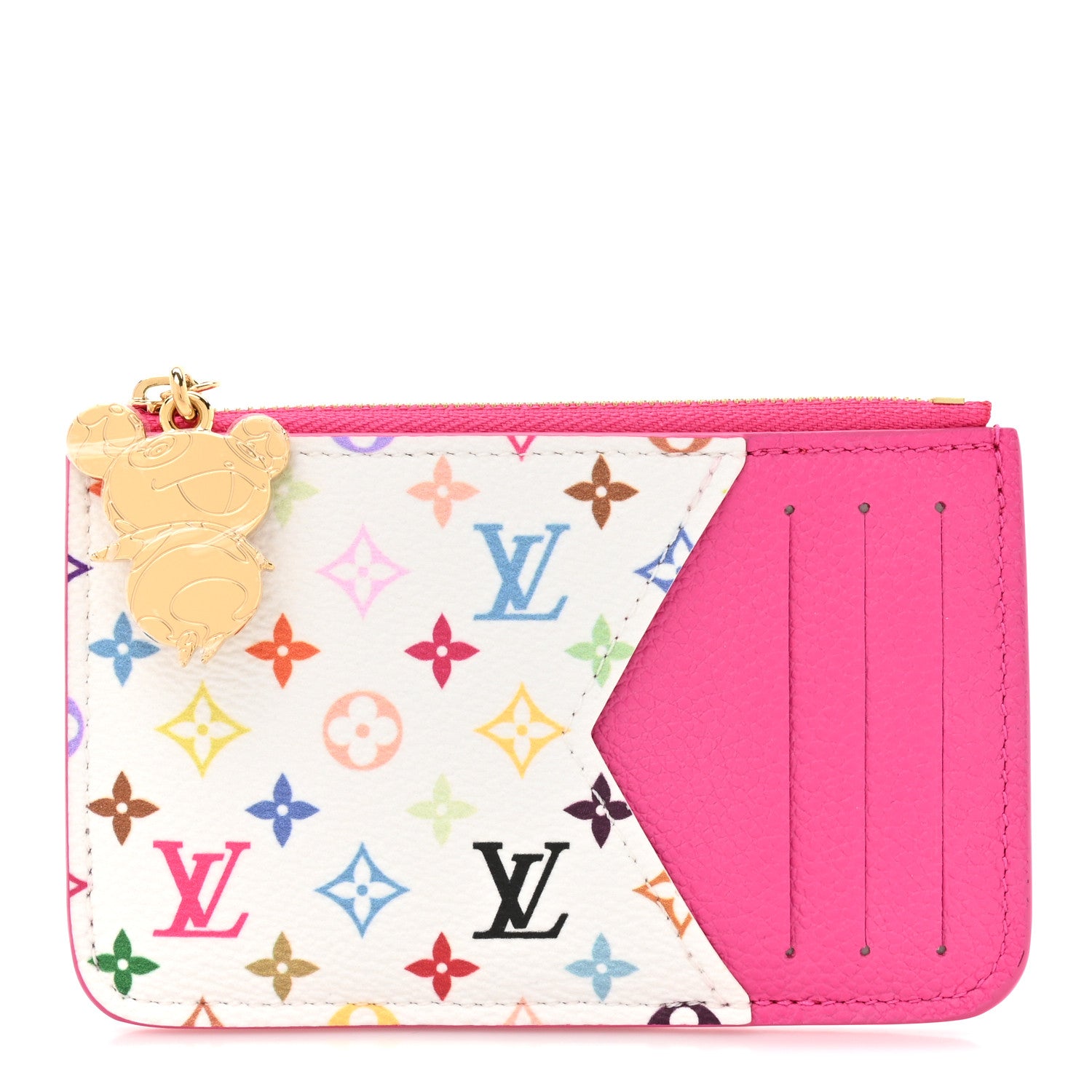 Louis Vuitton LV X TM Monogram Romy Card Holder Kawaii Pink 1 of 6