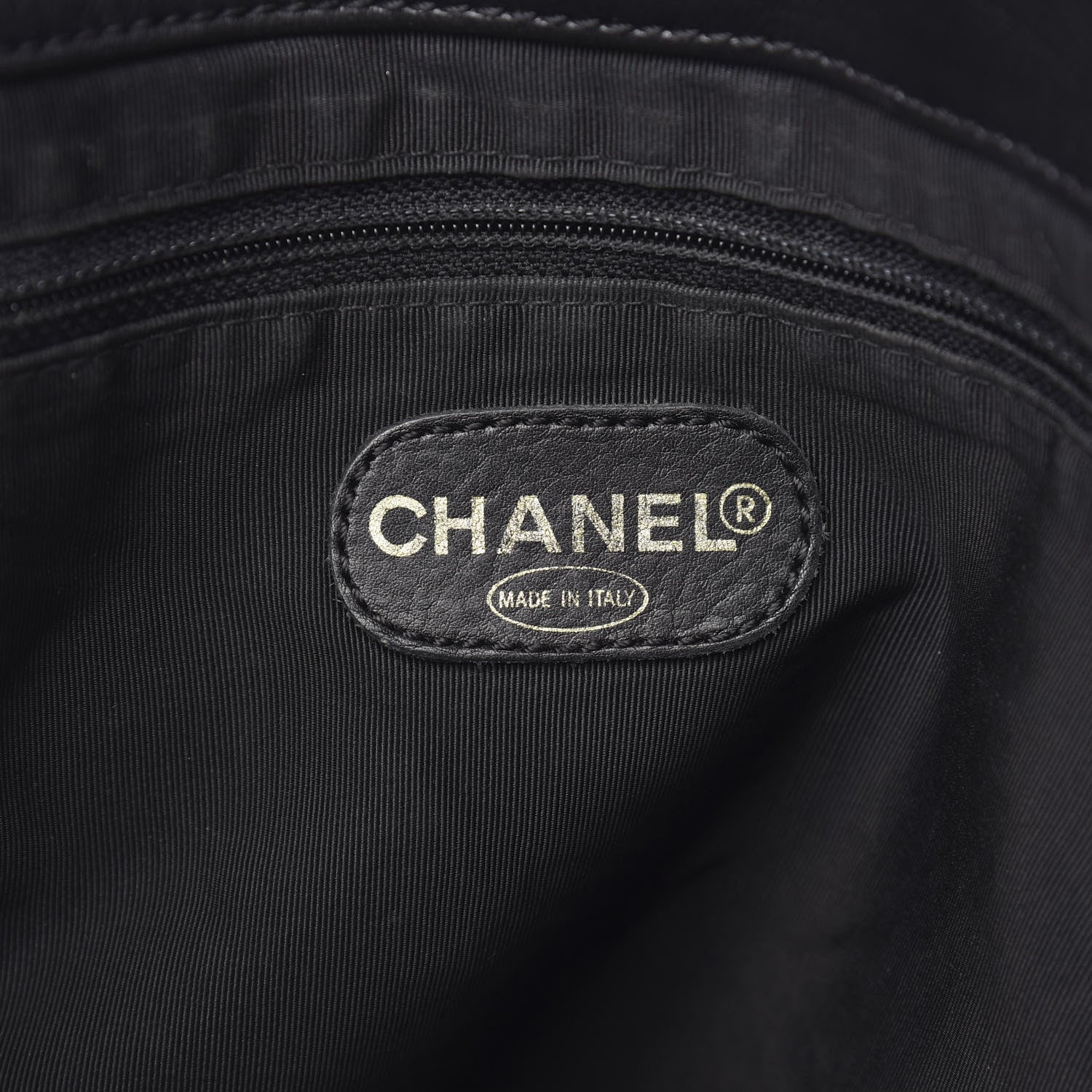 Chanel Lambskin CC Tote Black 6 of 15