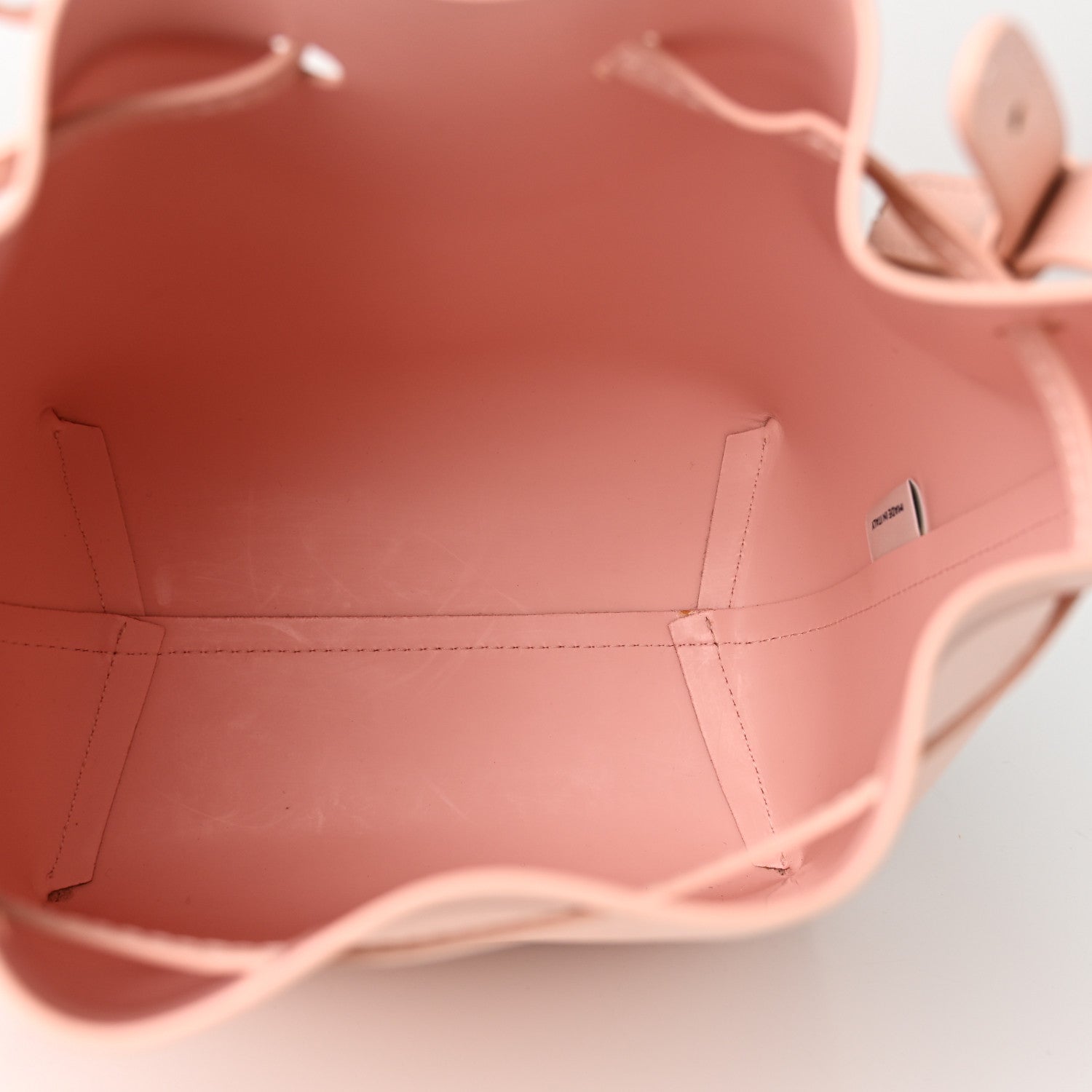 Mansur Gavriel Saffiano Mini Bucket Bag Dahlia 5 of 9
