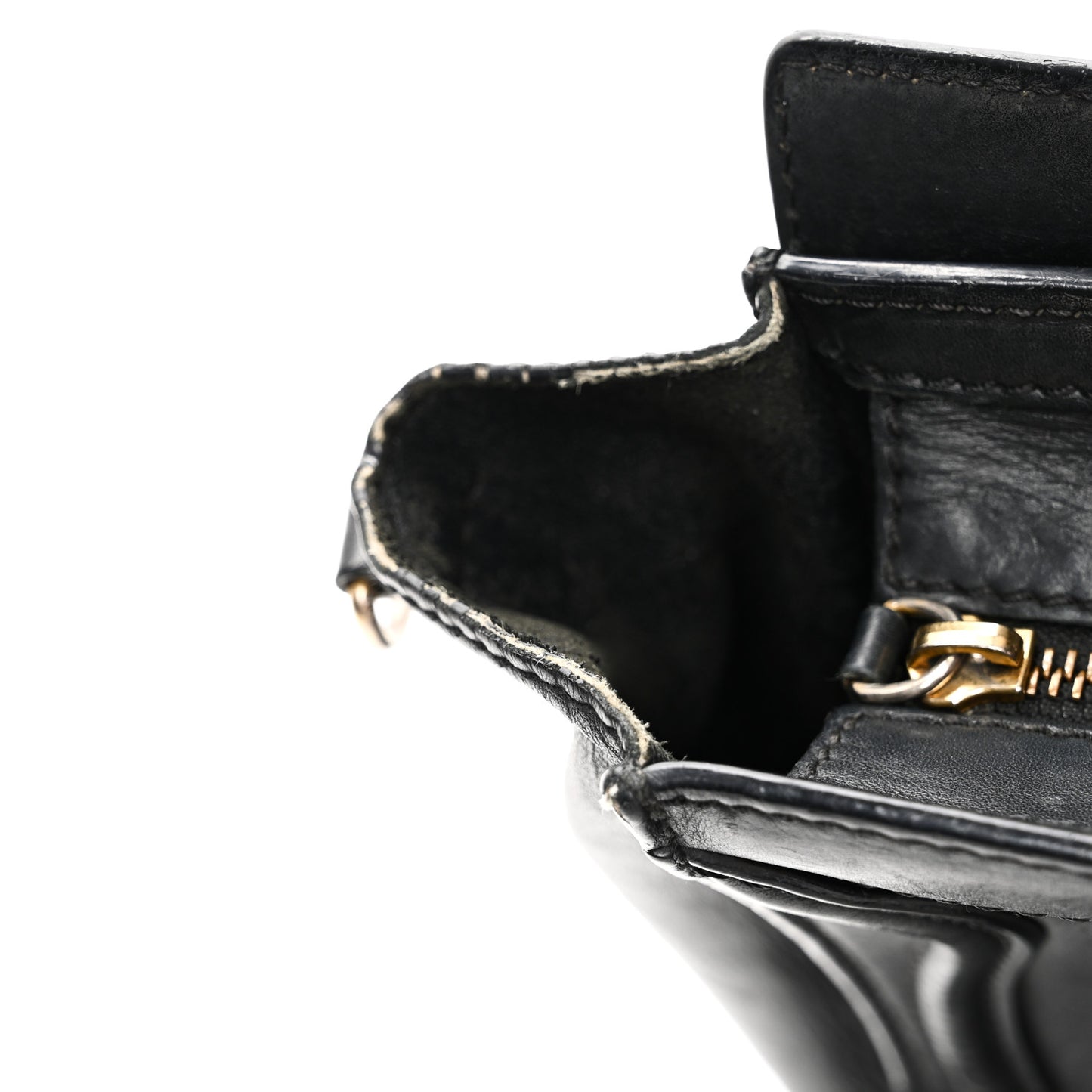 Smooth Calfskin Nano Luggage Black