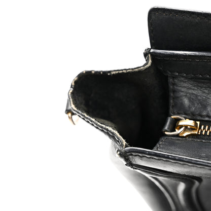 Celine Smooth Calfskin Nano Luggage Black 11 of 12