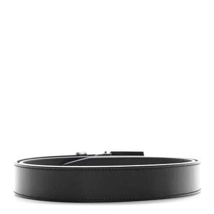 Gucci Plutone Calfskin Plaque GG 30mm Belt 100 40 Black 2 of 4