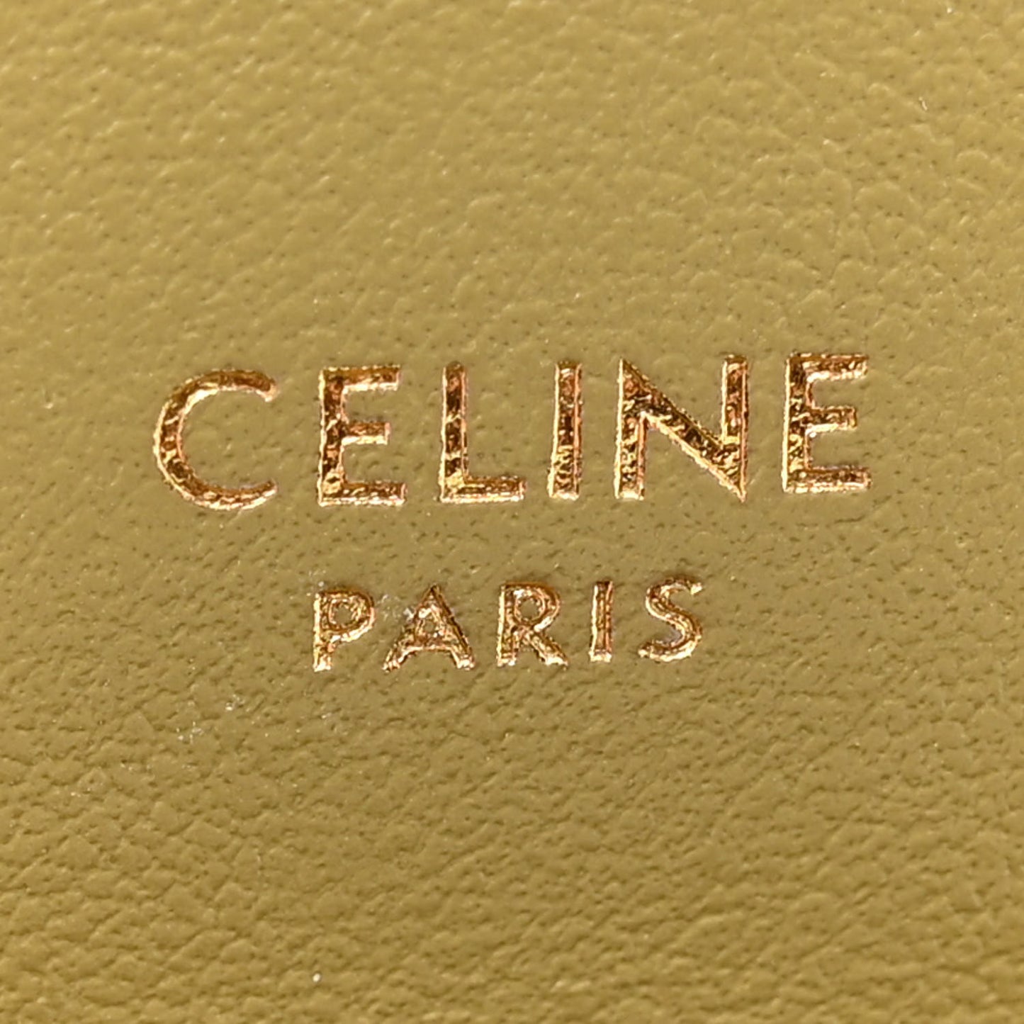 Shiny Calfskin Mini Triomphe Olive