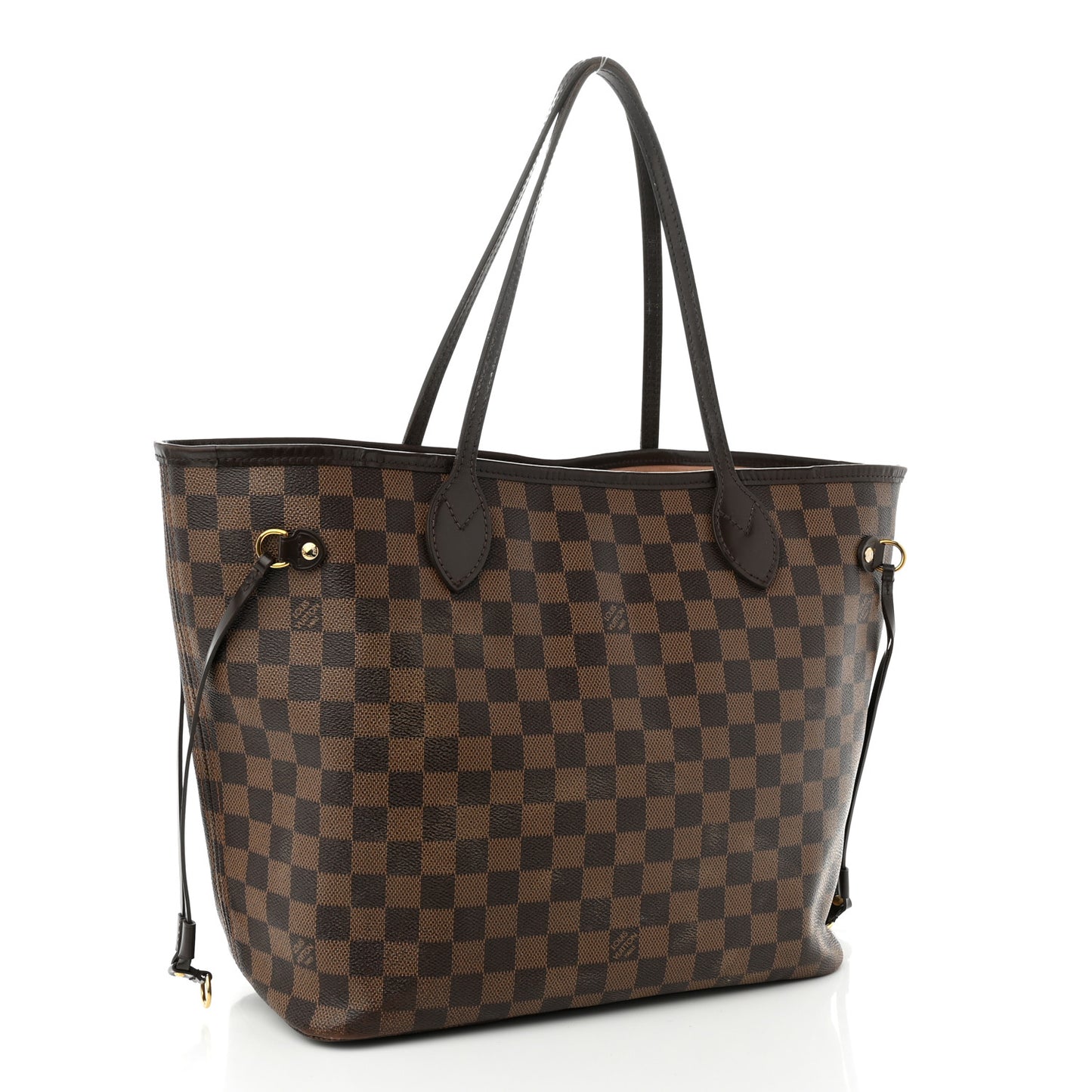 Damier Ebene Neo Neverfull MM Rose Ballerine