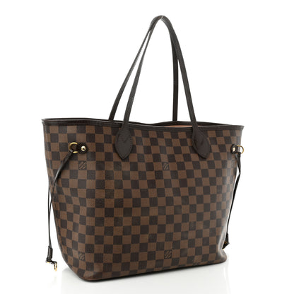 Louis Vuitton Damier Ebene Neo Neverfull MM Rose Ballerine 3 of 16