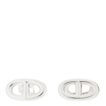 Hermes Sterling Silver Marine Cufflinks 1 of 5