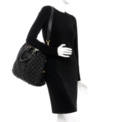 Louis Vuitton Denim Neo Cabby GM Black 2 of 8