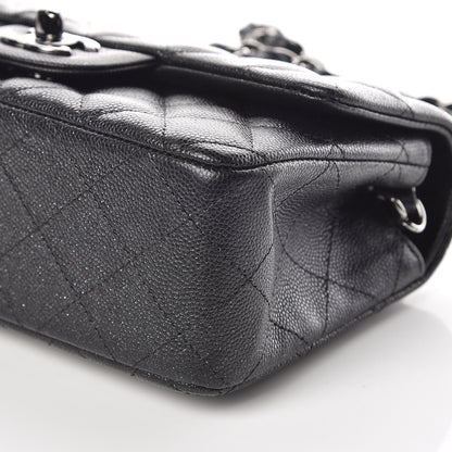 Chanel Iridescent Caviar Quilted Mini Rectangular Flap Black 9 of 9