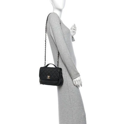 Chanel Caviar Quilted Medium Business Affinity Flap Black 2 of 11