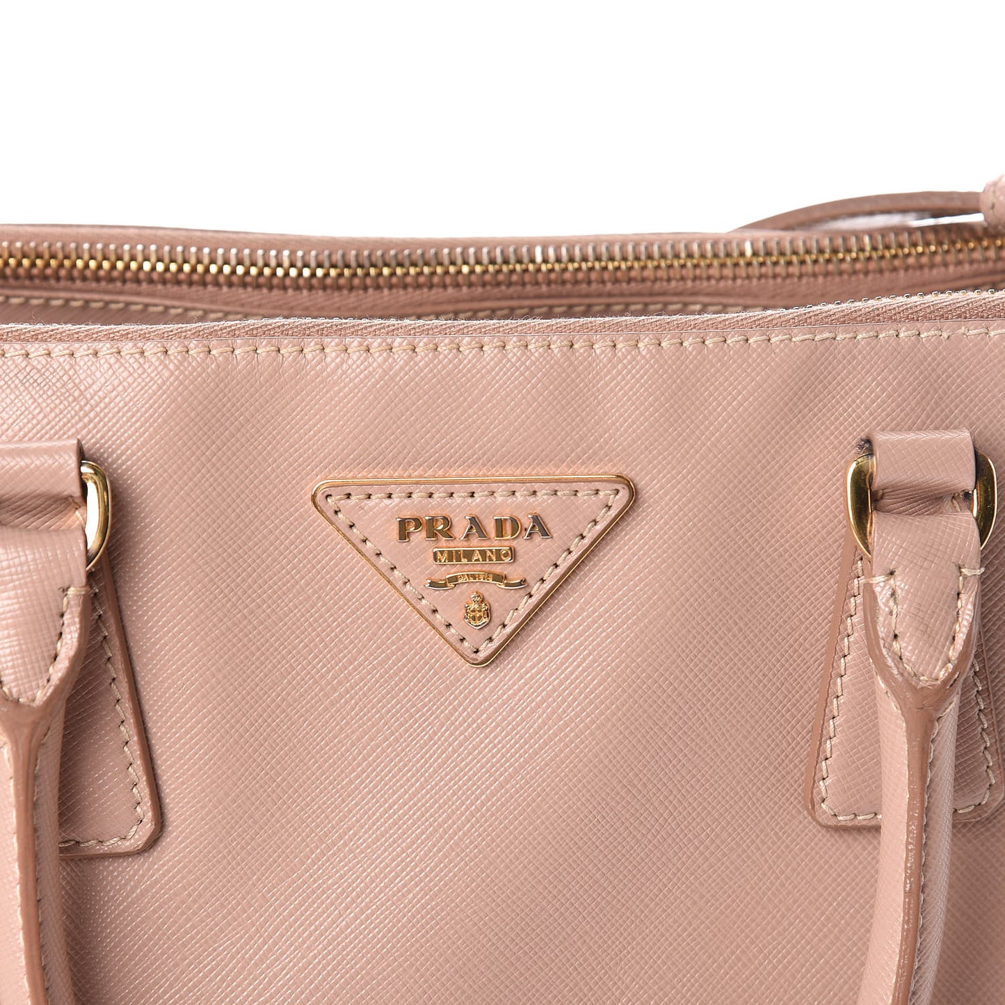 Saffiano Small Galleria Double Zip Tote Cammeo