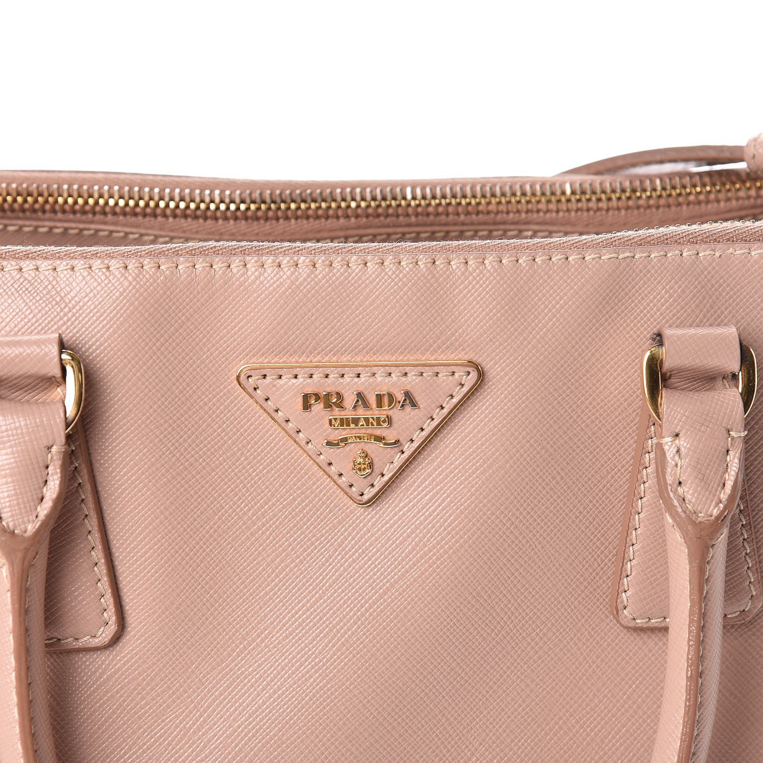 Prada Saffiano Small Galleria Double Zip Tote Cammeo 13 of 13