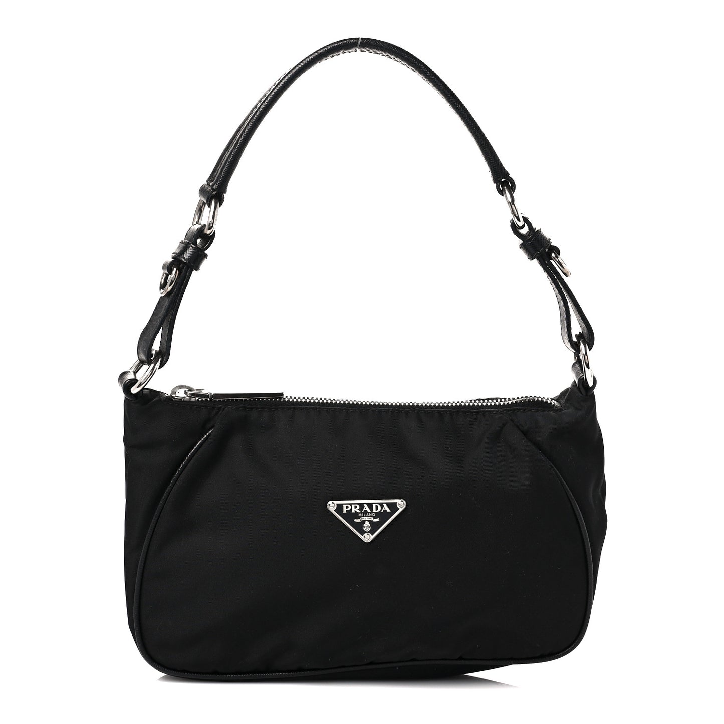 Tessuto Nylon Saffiano Pochette Black