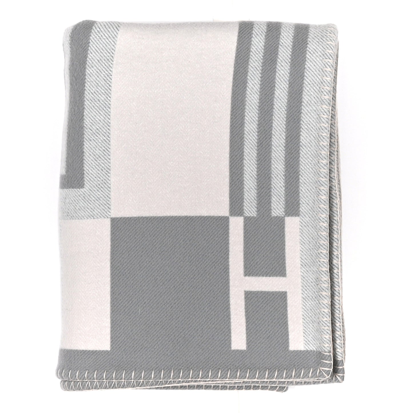 Wool Cashmere Ithaque Blanket Gris Perle