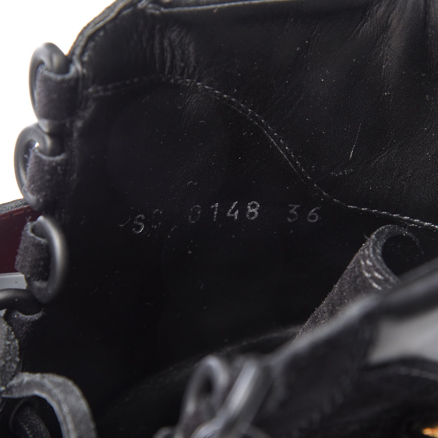 Louis Vuitton Suede Calfskin Laureate Platform Desert Boots 36 Black 8 of 10