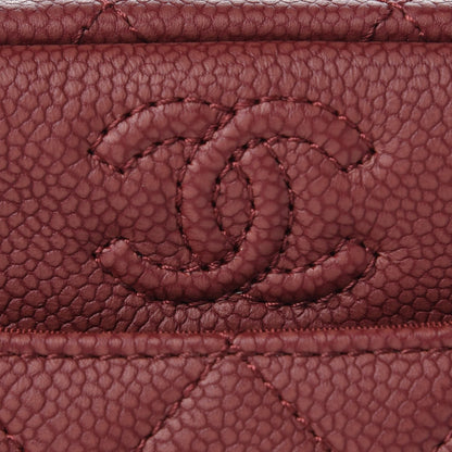 Chanel Caviar Quilted Coco Tassel Camera Case Burgundy 6 of 8