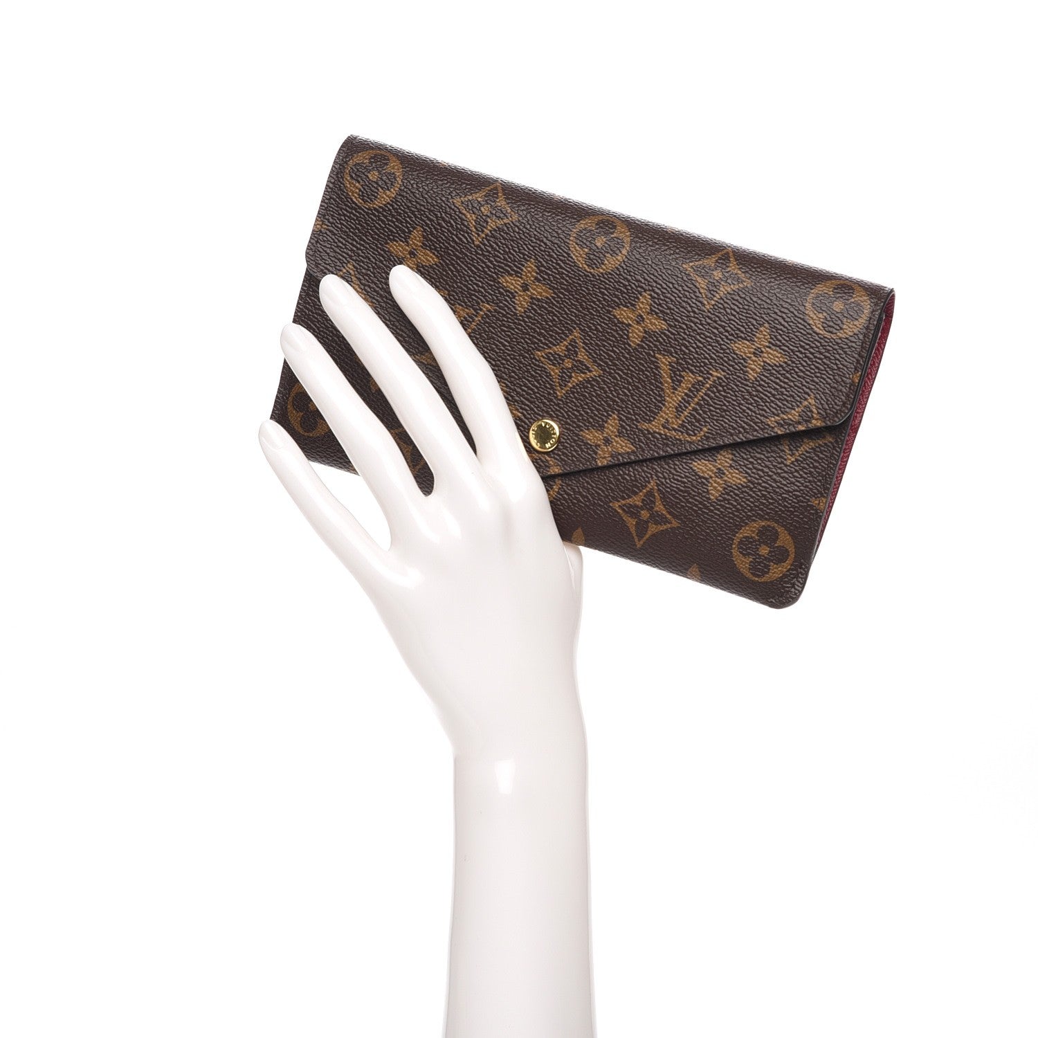 Louis Vuitton Monogram Jeanne Wallet Fuchsia 2 of 8