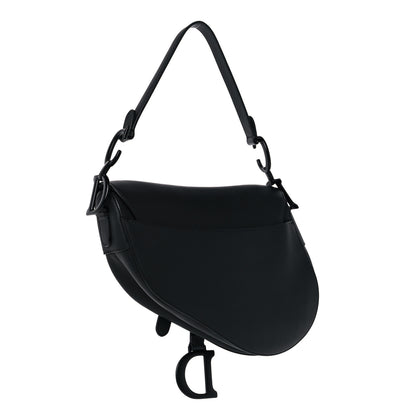 Christian Dior Ultra Matte Calfskin Saddle Bag Black 3 of 16