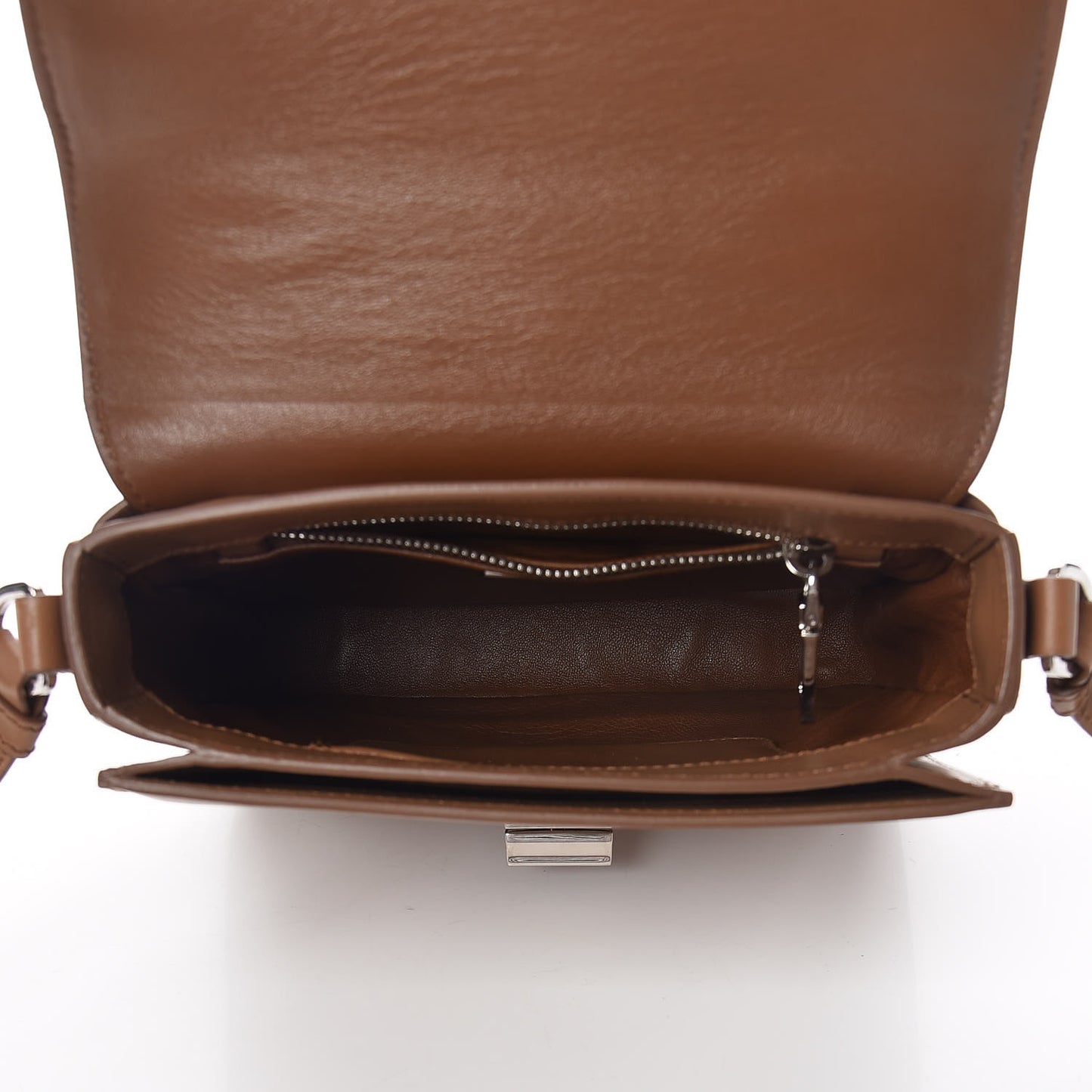 City Calf Bi-Color Crossbody Bag Cannella Marmo