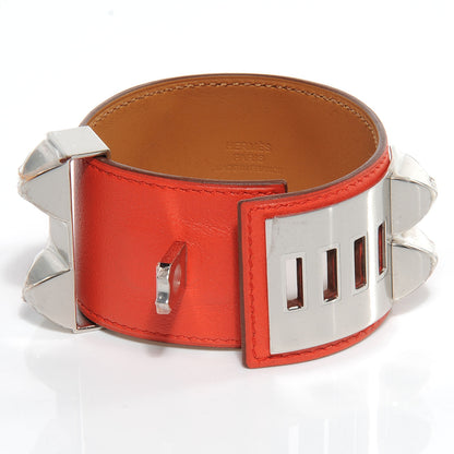 Hermes Swift Collier de Chien CDC Bracelet Capucine Small 5 of 7