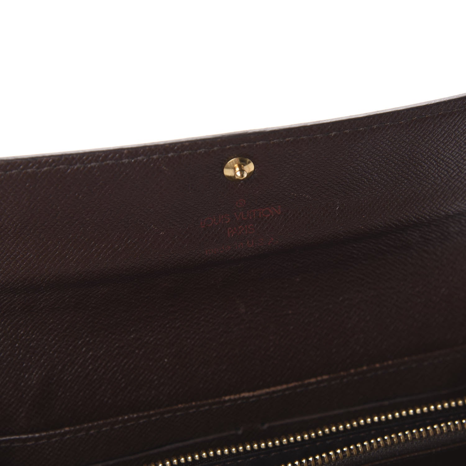 Louis Vuitton Damier Ebene Sarah Wallet 6 of 11