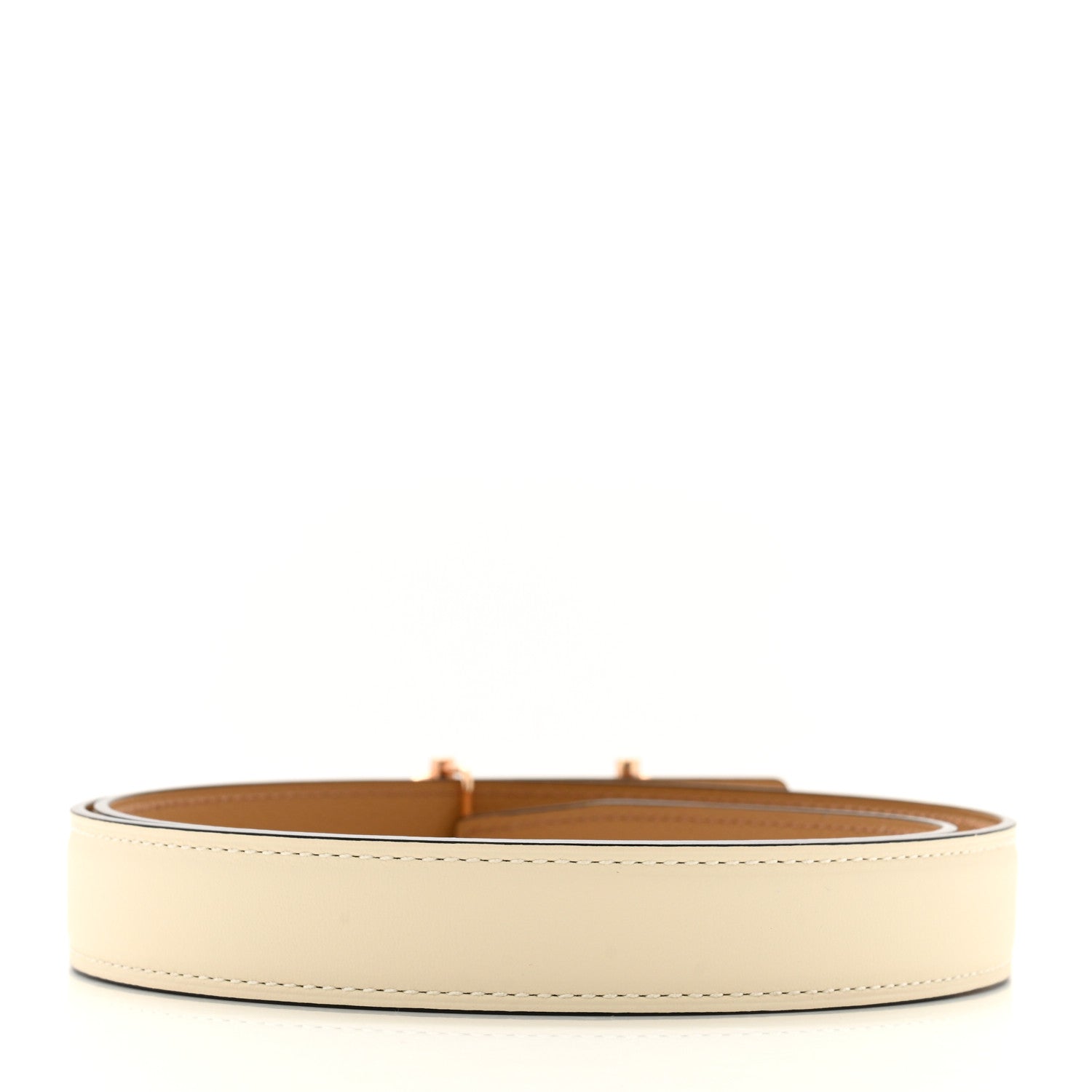 Hermes Epsom Swift 24mm Gamma Belt 80 32 Biscuit Nata 2 of 5