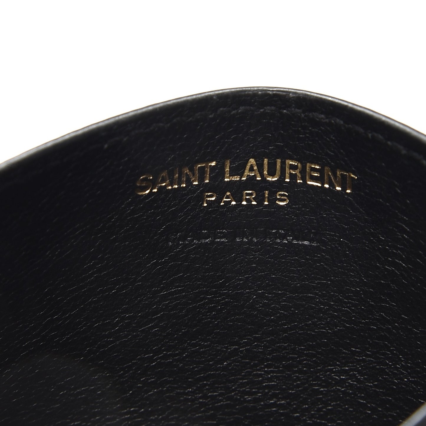 Calfskin Monogram Card Case Black