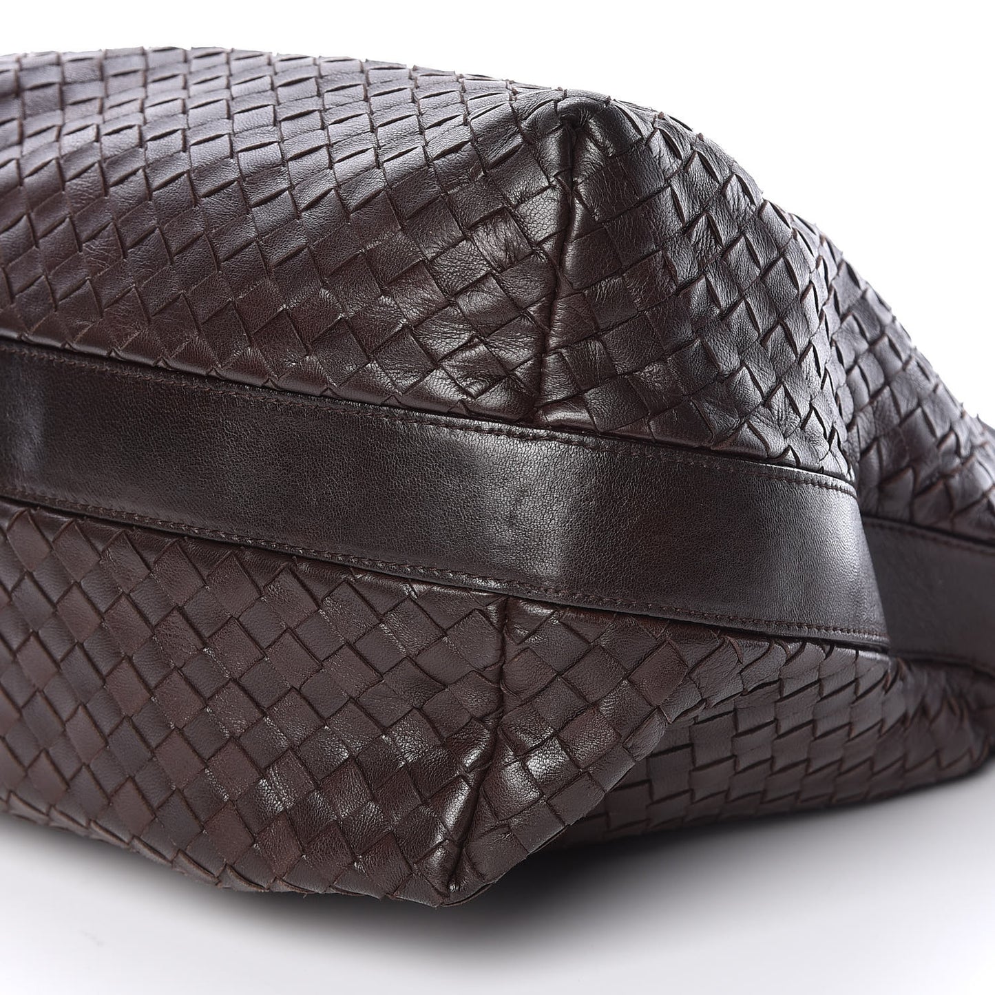 Nappa Intrecciato Hobo Ebano