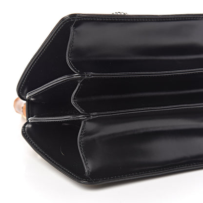 Gucci Calfskin Bamboo Mini Thiara Top Handle Bag Black 8 of 11