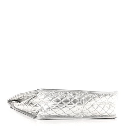 Chanel Vinyl Ice Cube Large Shopper Tote Silver 3 of 9