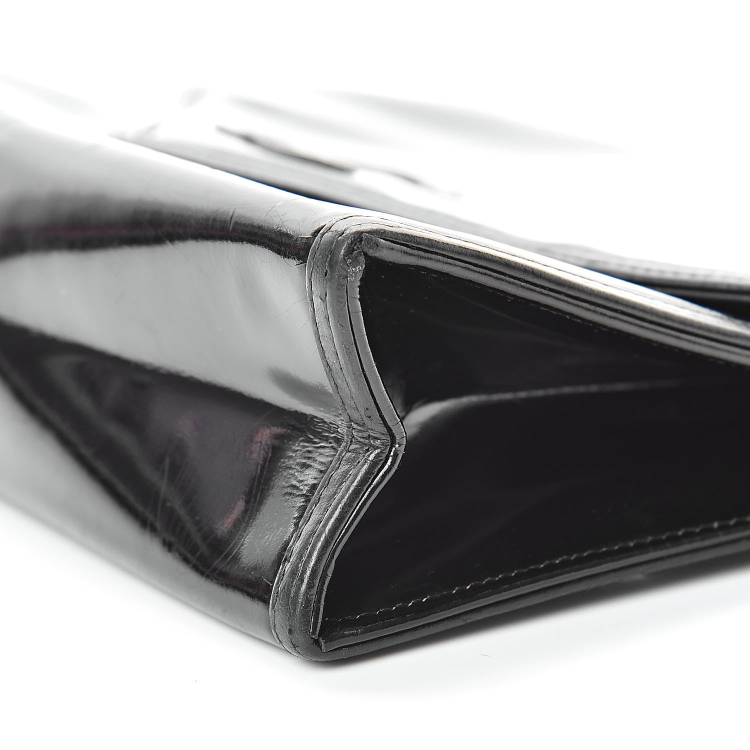 Chanel Patent Envelope CC Clutch Black 15 of 17